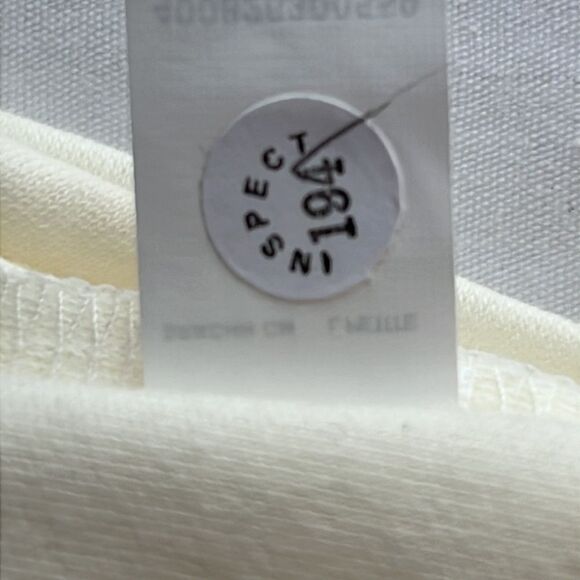 Croft & Barrow Cardinals Holiday Top Blouse Womens Ivory Long Sleeves Large NWOT - Picture 9 of 10